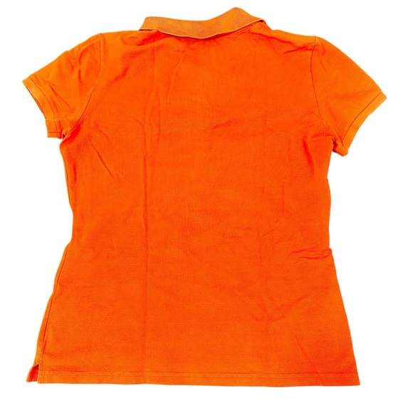 Lacoste Women Tangerine 38 collared shirt - Picture 3 of 4